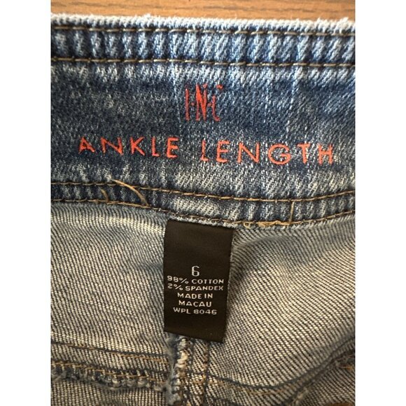 INC ankle length wide leg rolled hem capris size 6 - Picture 6 of 6